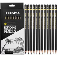 HB 2H 4H 6H B 2B 3B 4B 5B 6B 8B 10B Drawing Sketching Pencil Set,12 Pieces Art Pencils Graphite Shading Pencils for Beginners