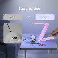 UV Lamp UV Lamp for Resin Curing, 3 in 1 Use, Resin Supplies for UV Resin, Resin Mold, DIY Craft Decoration