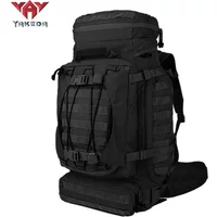 YAKEDA Hunting Bag 90L Heavy-duty Large-capacity Mountaineering Bag Waterproof Dustproof and Breathable Adventure Travel Bag