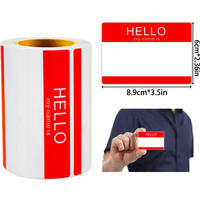 200Pcs/2.36In*3.5In Name Tag Stickers Blank Stickers for DIY Name Writing Stickers Classification Name Tags Classification Storage Handwritten Name Tags Office Label Stickers Name Tag