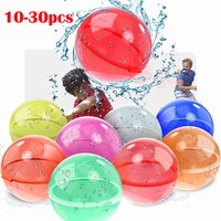 10-30Pcs Reusable Water Balloons for Kids Adults Outdoor Activities, Kids Pool Beach Bath Toys Water Bomb(non-magnetic)