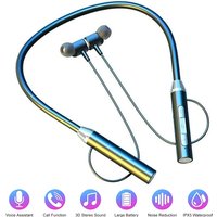 Wireless Bluetooth Earphones 9D Stereo Surround Headphone Neckband Magnetic Sport Headset Neck-hanging Earbuds For iPhone Huawei