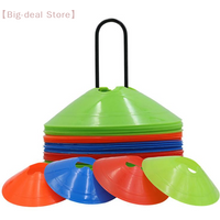 【M】10Pcs Soccer Disc Cones Set, Agility Training Discs for Football, Sport Space Cones & Dish Props for Drills