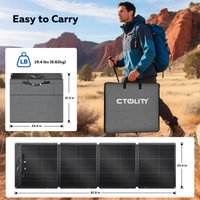 100W 200W ETFE Foldable Solar Panel, Camping Equipment, 12V-18V Solar Generator, Balcony photovoltaic panels,panneau solaire