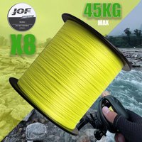 JOF X8 Braided Fishing Line 300M/500M/1000M 8 Strand PE Multifilament 8 Braid Wire 0.17mm-0.5mm Test Carp Fishing Accessories