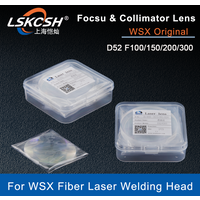 WSX Original Laser Focus Collimator Lens D52 F100 F150 F200 F300mm Compatible with WSX ND40 ND60 ND60B Fiber Laser Welding Head