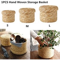 Handmade Woven Storage Basket Multi-purpose Snack Organizer Baskets