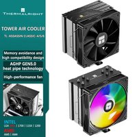 Thermalright TL-ASSASSIN CLASSIC-4/5/6 Tower CPU Air Cooler AGHP GEN5.0 Heat Pipe Technology Memory Clearance Design LGA1851 AM5