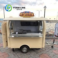 CustomizedCustomized Food Trailers Pizza Ovens Barbecue Complete Kitchen Equipment Mobile Street Food Trucks Commercial Grade