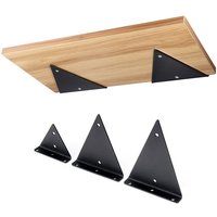 Triangle Shelf Brackets Heavy Duty Metal Wall Mount Shelf Support Floating Decorative Home Supplies Joint Hardware with serew