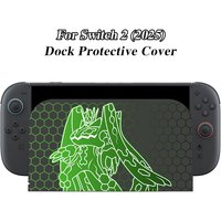 Decorative Front Plate Protective Cover For Nintendo Switch 2 Dock Station Base LEGENDS Z-A Theme Replacement Faceplate Case