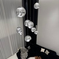 Nordic LED PVC Pendant Light Art Shape Home Decoration Bedroom Living Room Pendant Lamp Dining Room Hanging Lamp Indoor Lighting