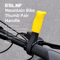 Anti-Slip Gray 22.2mm Ergonomic MTB Bar Ends Nylon Mini Thumb Grips Inner Bar Cover Mountain Bike Cycling Parts