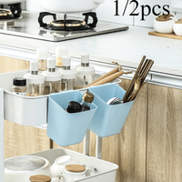 1pcs desk trolley hanging beauty car storage box hanging container Desk pen container storage bucket