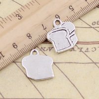 10pcs Charms Loaf Of Bread Toast 20x18mm Tibetan Silver Color Pendants Antique Pendants Making DIY Handmade Craft Jewelry