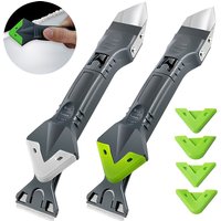 5-in-1-Silikon-Dichtstoffe, Entferner, Schaber, glatte Dichtungsmasse, Finisher-Werkzeuge, Fugenmörtel-Set, Nahtreparatur, Entfernung, Handwerkzeug-Set, Zubehör
