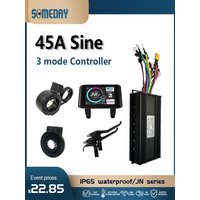 AliExpress NONE Electric Bicycle 45A Three-Mode SineWave Controller with LCD UKC1 Display for Wheel Hub Motor 1000W-2000W compatible 36V/48V/52V