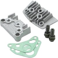 Motorcycle Oil Cooler Horizontal Engine Adapter Cylinder Cover & Screw For 50cc-110cc 125cc 140cc Monkey Dirt Pit Bike ATV Quad