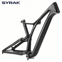 AliExpress SYRAK Full Suspension Carbon Frame MTB 29er XC Enduro 148*12MM Bicycle Frame Suspension Boost Frame Carbon Framework MTB 29