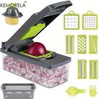 14/16 in 1 Vegetable Multifunctional Chopper Onion Potato Chopper Food Grate Food Grade Grater Kitchen Vegetable Slicer Dicer