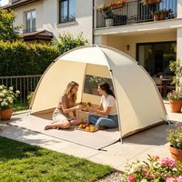 Beach Tent Sun Shelter Portable Easy Setup Anti-UV Shade Tent Beach For 3-4 Person Outdoor Camping Garden Family Picnic Fishing