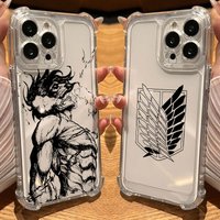 Anime A-Attack On Titan Hot Cool Clear Case For iPhone 17 16 15 14 13 12 11 Pro Max 16e 17e Air 13 15 Plus XS XR X 8 Phone Cover