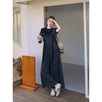 Women’s Trendy Casual Overalls 2026 Summer New Striped Relaxed Fit Jumpsuit Outfit for Daily Vacation Street Style