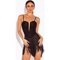 2026 Latin Dance Dress Performance Costumes Women Sexy Strap Tassels Dress Female Samba Dance Competition Clothes Wear DN23794