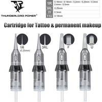 New Mixed Tattoo Cartridge Needle for Universal Tattoo Pen Cartridge RL U 0.18mm 0.25mm Permanent Makeup Tattoo Needles