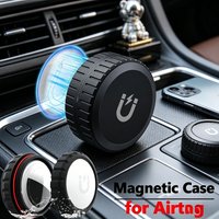 Magnetic Case for Apple AirTag, Shockproof Anti-Theft Holder, Full Coverage GPS Locator Protective Cover Tracker Accessories