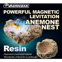 VASTOCEAN Resin Suspension Anemone Nest Magnetic Nipple Anemone Nest Carpet Nest Marine Aquarium Aquascape Stone
