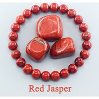 Natural Stone Genuine 5A Red Jasper Prayer Beaded Bracelets Women Men Rosary Meditation Bracelets Yoga Meditation Jewelry Gift