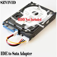 SZVIVID HDD 3.5 IDE to SATA Adapter Hard Disk Converter PATA IDE 39/40Pin to SATA 22Pin Hard Drive Connector with Data Cable