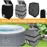 Hot Tub Spa Heater Pump Cover Inflatable Hot Tub Pump Cover Dustproof Waterproof Spa Water Heater Pump Cover For Multiple Brands