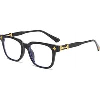 Classic 3Pcs Square Anti Blue Light Glasses For Men And Women Black & Transparent Frame Unisex Computer Wearing Women Glasses