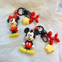 1pc Creative Disney Cartoon Mickey & Minnie Keychain – Bag Charm for Couples or Best Friends – Perfect Holiday Gift