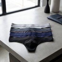 Soft Cotton Men Thin Thongs Underpants Solid Color Men's Panties T-back Low Waist Male Briefs Sports