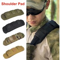 1Pcs Vest Shoulder Strap Pad Comfort Cushion Nylon Mesh Protect Pads Tactical Molle For FCPC/JPC Hiking Backpack Accessories
