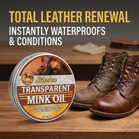 Professional Leather Polishing Balm for Shoes Boots and Handbags Deep Shine Restoration and Fiber Protection 100g SIKEZHAN