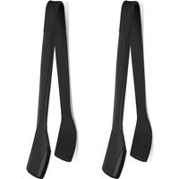 2Pcs 11 Inch Silicone Kitchen Tongs For Cooking With Silicone Tips Toast Tongs Salad Tongs B
