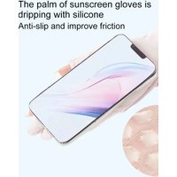 AliExpress WRELS Sun Protection Gloves For Women Breathable Sunscreen Ice Silk Gloves Colorful Elegance Thin Design Outdoor Cycling Sports Gloves