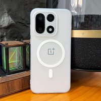For OnePlus 15 15T 13 13R 15R 13S 12 13 ace5 2V Nord 3 5 6 Turbo Magnetic Soft TPU Slim Back Case Shockproof Matte Clear Cover