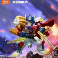 Blokees Transformers Defender Version 7 Beast Wars Blind Box Optimus Prime Block Actions Figures Desktop Toy Birthday Gift