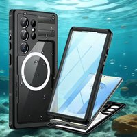 For Samsung Galaxy S26 Ultra S25 Plus S24 S26 Case Waterproof Magsafe Snow Dust Shock Proof 360° Underwater IP68 Certified Cover