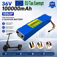 10S3P 36V 100000mAh Elektroroller-Akku für M365 und At60Hz, 30 Stück 18650-Zellen mit intelligentem BMS