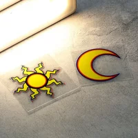 AliExpress NONE Car Stickers for Motocross Racing Rossi Moon Gothic Sun Decal Auto Truck Body Helmet Motor Tape Graphics