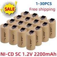 Wkrętak Wiertarka Akumulatorowa Baterie SC 1.2V 2200mAh Sub C Ni-Cd Akumulator z Zawieszką Narzędzie Elektryczne Ogniwa NiCd SUBC