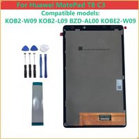For Huawei Honor MatePad X7 T8 C3 8.0" KOB2-W09 KOB2-L09 BZD-AL00 KOBE2-W09 LCD Display Touch Screen Digitizer Glass Assembly Re
