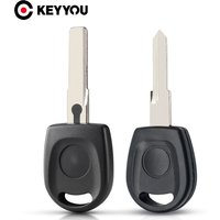KEYYOU For Volkswagen Transponder Key Shell Case Car Key Blank for VW Passat B5 Voayage Golf Jetta Polo Bora SKoda SEAT