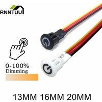 13 16 20MM Dimmable Touch Sensor Button Switch DC5V 12V 24V Smart Controller Home Light Strip Embedded LED Dimmer Controller